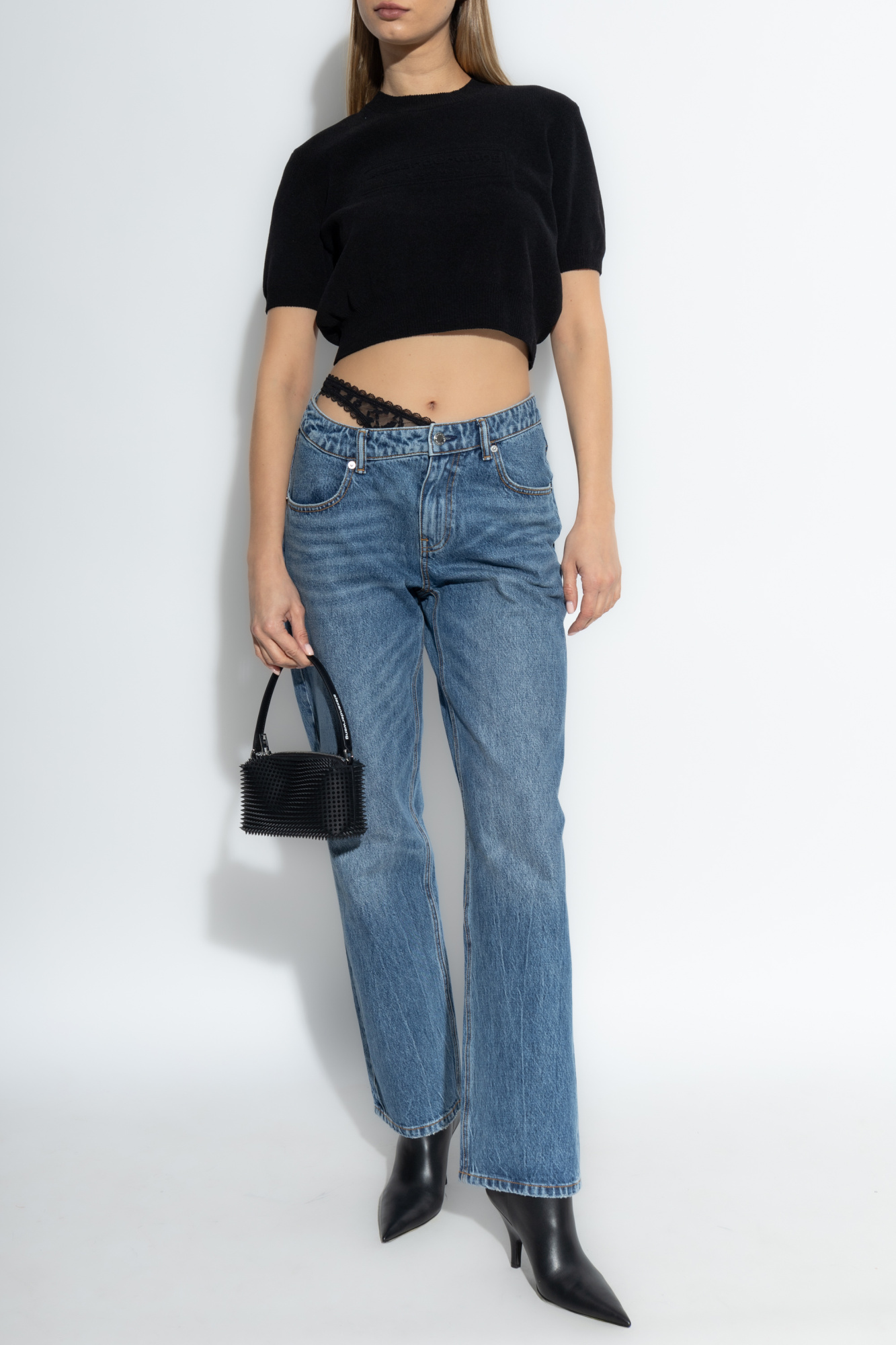 Blue Jeans with decorative finish Alexander Wang - Vitkac Italy